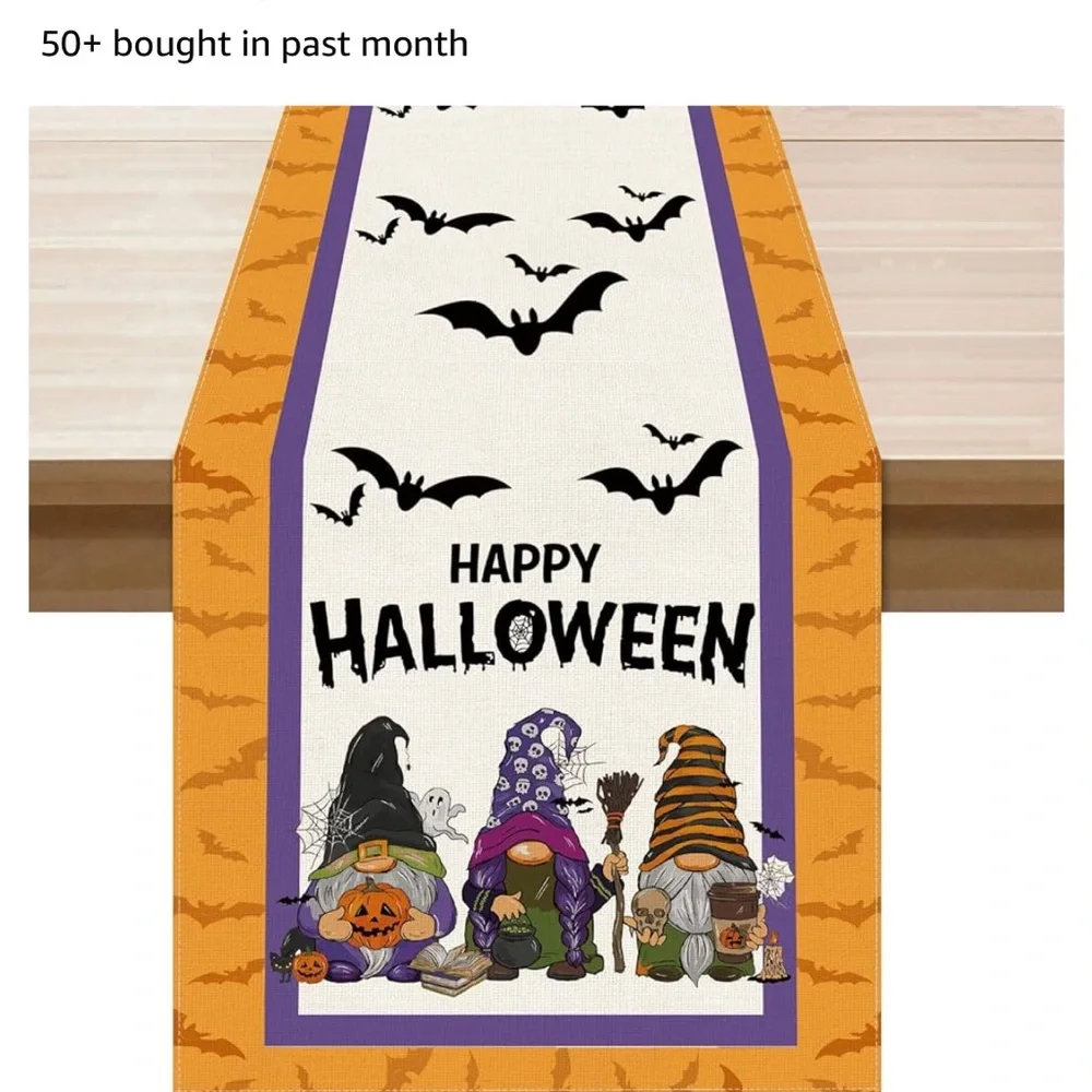 NEW Halloween SET! 4 Burlap Pillow Cases 18